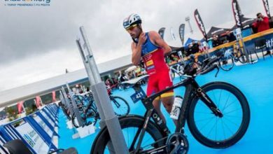 Paratriatleta en transición