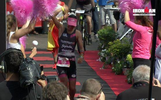 Saleta Castro em segundo no Ironman Maastrich