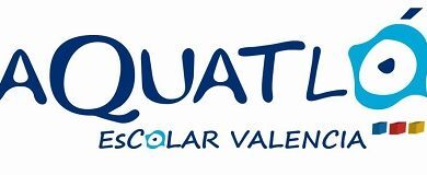 Logo acuatlón escolar valencia triatlón