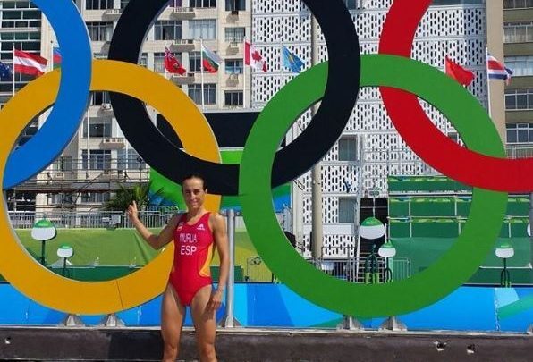 Aihoa Murua con su lesión en Río Janeiro