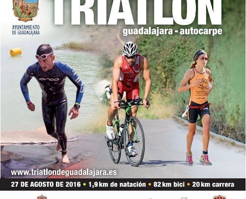 Locandina del triathlon di Guadajalara 2016