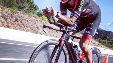 Iván Raña en el sector ciclista ironman