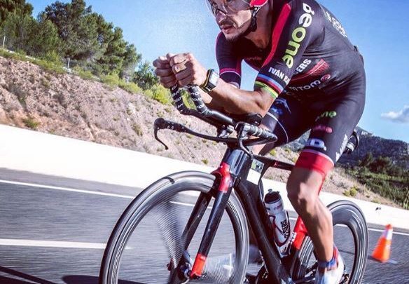 Iván Raña en el sector ciclista ironman