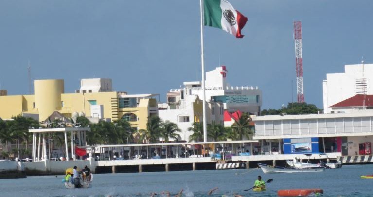 Ozean-Mann in Cozumel