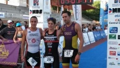 Podium Masculino Triatlón Guadalajara