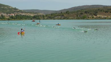 Azud de Pareja, en el triatlón de guadalajara