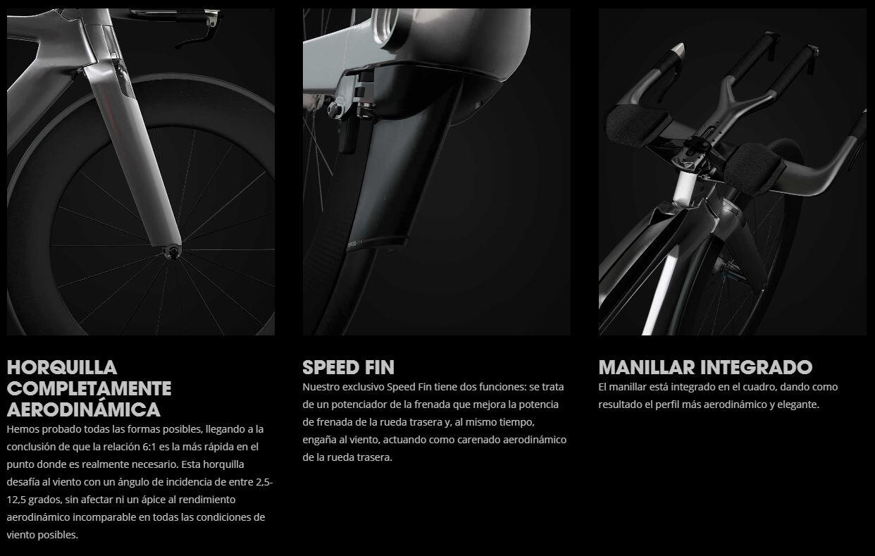 Caractéristiques Vélo de triathlon Trek Speed ​​Concept