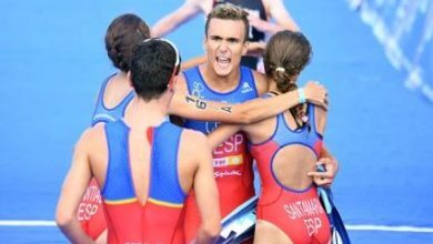 Equipo España triatlón Relevos Cozumel
