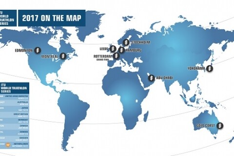 Calendario Series Mundiales Triatlón ITU 2017