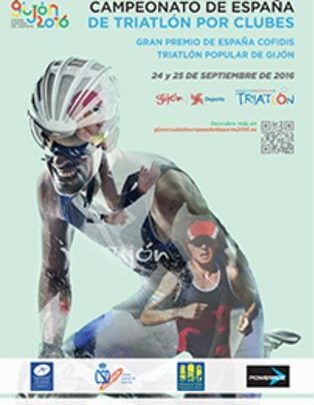 Poster del campionato spagnolo per club di triathon