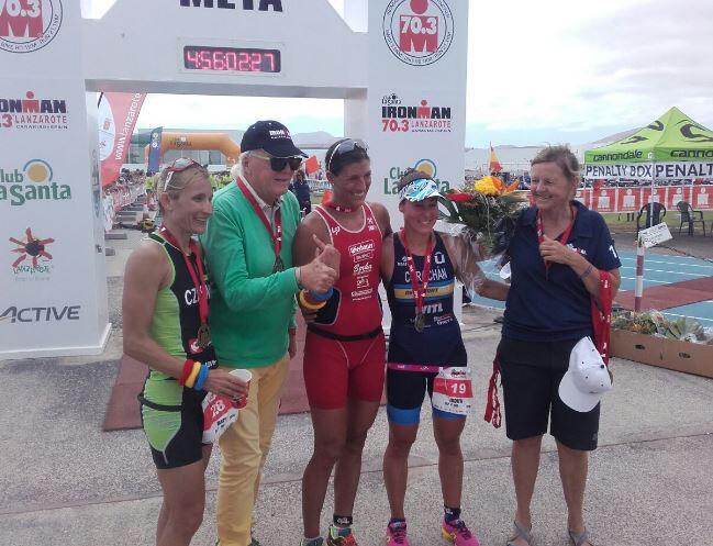Judith corachan tercera ironman 70.3 Lanzarote
