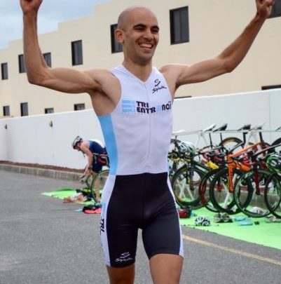 Duathlete Pablo Martin