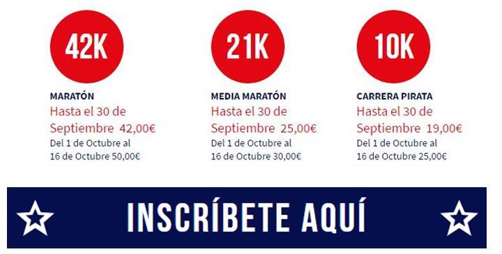Bilbao nigth Marathon prices