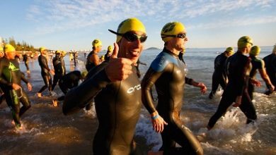 Salida natación GGEE en el Campeonato Mundo Ironman 70.3 Mollolaba