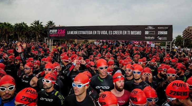 Salida Natación Pure triathlon
