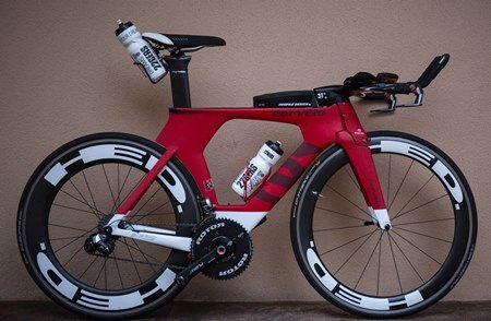 Ivan Raña's bicycle in Kona