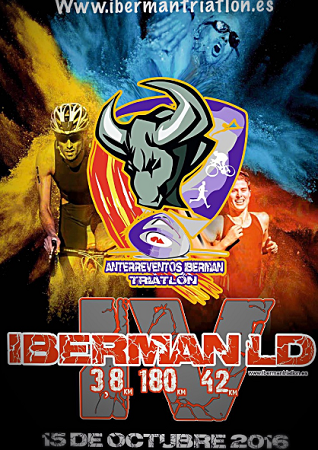 Cartel Iberman Triatlón