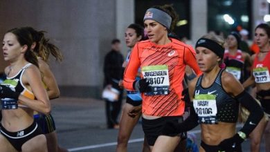 Gwen Jorgensen en el Campeonato USA 10 millas