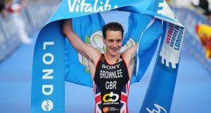 Alistair Bronwlee for the Ironman 70.3 World Championship at 2017