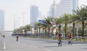 Miquel Blanchart, Judith Corachan with options in the Ironman 70.3 Bahrain