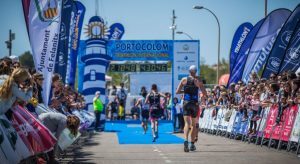 Le triathlon du meilleur triathlon de Portocolom dans les îles Baléares pour la troisième année