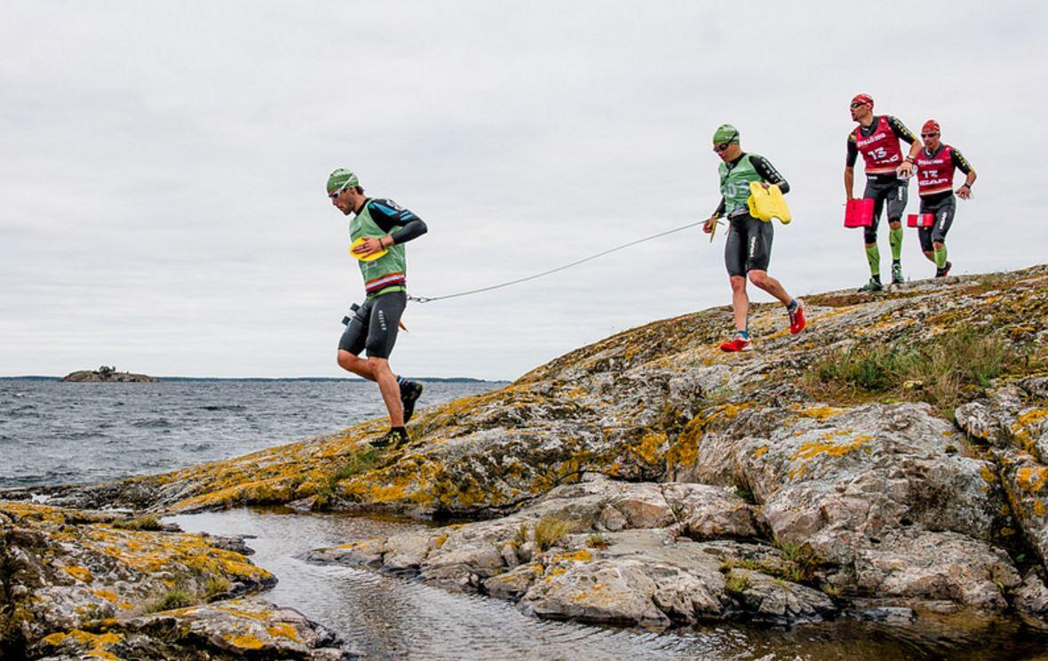 Gara di corsa SwimRun