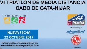 Change of Date of the Cabo de Gata Triathlon