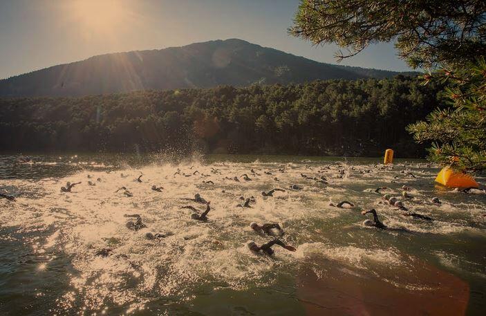 Swimming in Andorra Triatló