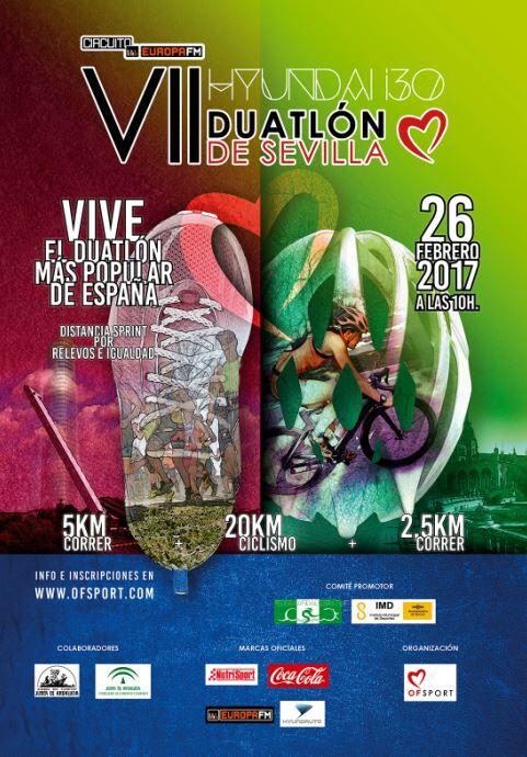 Poster Duathlon Sevilla 2017