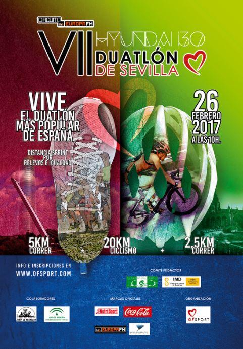 Locandina Duathlon Siviglia 2017