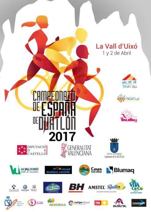 Cartel Campeonato España duatlón 2017