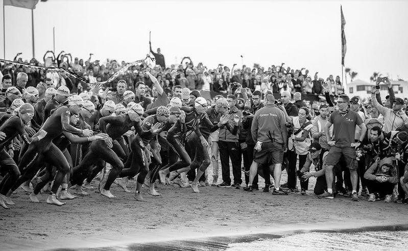 Inizio Ironman Nuoto Lanzarote