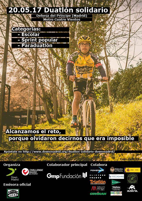 Duathlon Madrid Down Madrid Poster