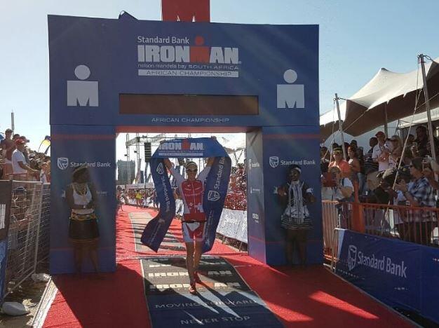 Daniela Ryf winning the Ironman South Africa 2017