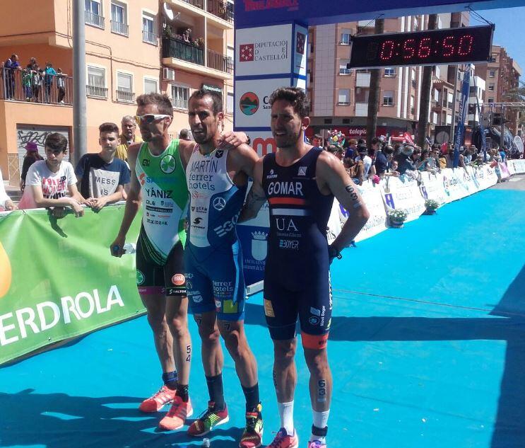 Podium masculino Campeoanto España Duatlón