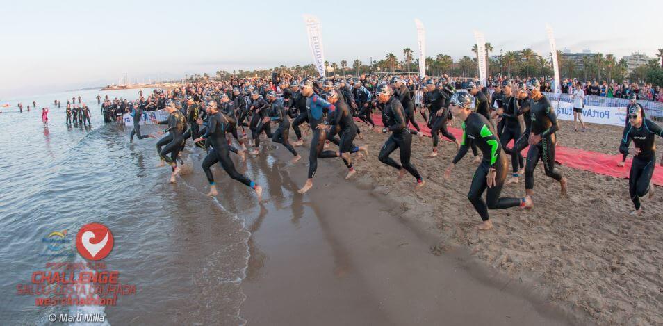 Schwimmabfahrt Chalenge Salou