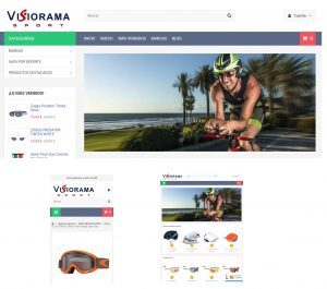 VISIORAMASPORT, specialized optics in sports glasses, Inaugurates new website!