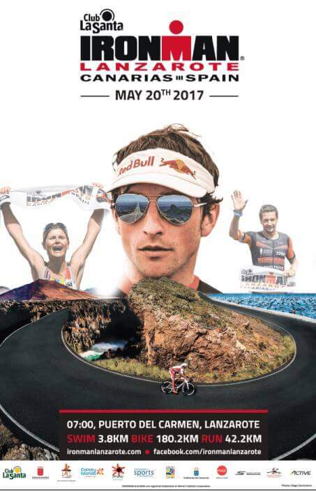 La locandina dell'Ironman Lanzarote 2017