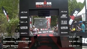 Gurutze Frades sexta y Albert Moreno octavo en el Ironman 70.3 Aix