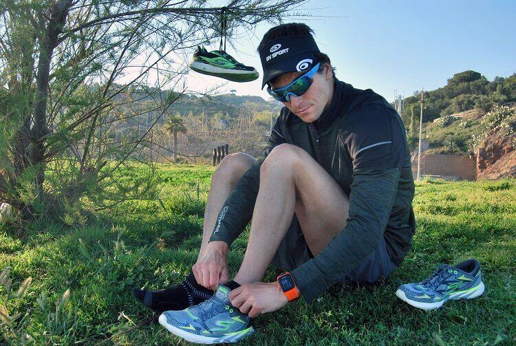 Miquel Blanchart with Skechers sneakers