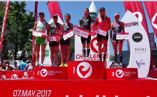 Podium Femenino Challenge Lisboa