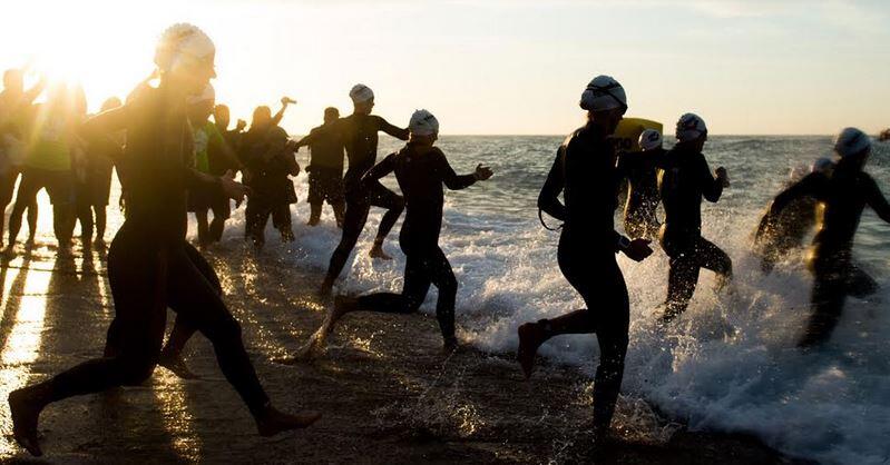 Partenza dell'Ironman 70.3 Barcellona