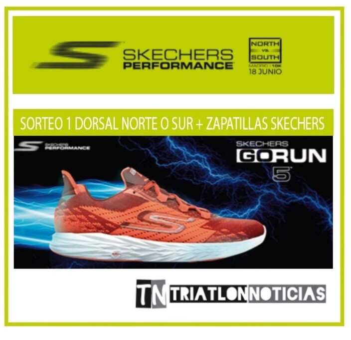 Dorsal Raffle + Skechers North und South Carrera Schuhe