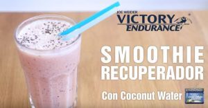 Video recipe: Strawberry milkshake for after training by Victory Endurance