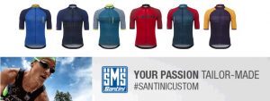 Cycling tour to Spain dresses in Santini