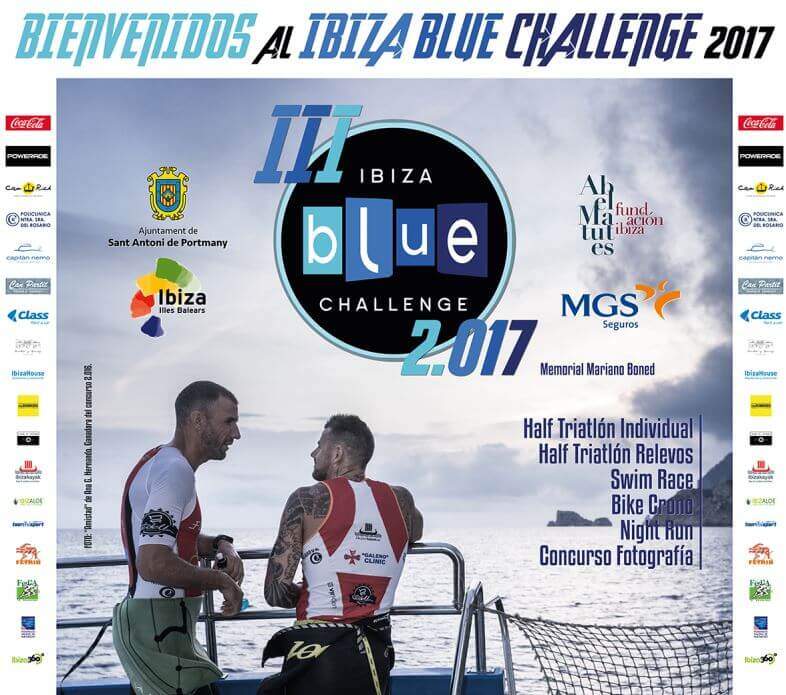 Cartel Ibiza Bleu Challente 2017