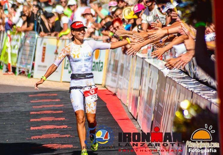 Saleta Castro auf dem Ironman Lanzarote