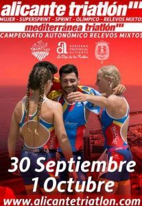 Alicante Triathlon wird Gastgeber der Regional-Meisterschaft von Mixed-Staffel.