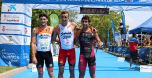 David Castro and Sara Bonilla, Champions of Spain of Acuatlón in Banyoles