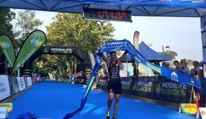 Carolina Routier y Uxío Abuin Campeones de España de Triatlón Sprint